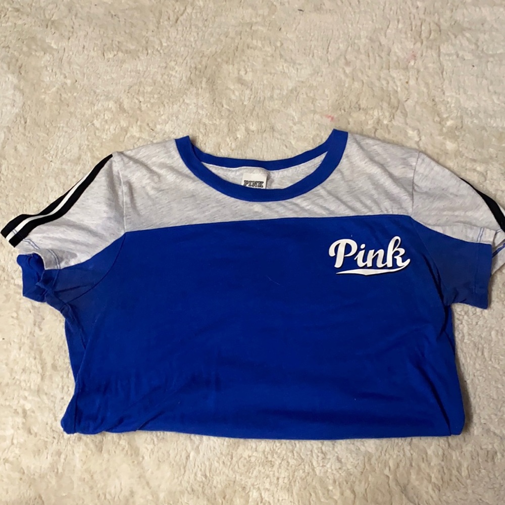 PINK blue t-shirt